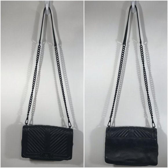 Rebecca Minkoff Chevron Quilted Love Crossbody Sm - Picture 2 of 8